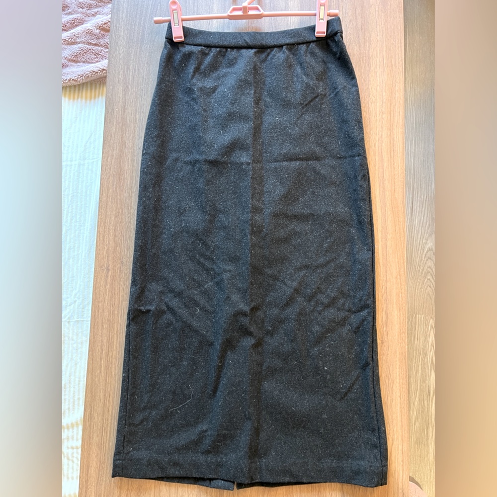 Women's High Waist A-line Flared Long Skirt Winter Fall/Winter Midi Skirt